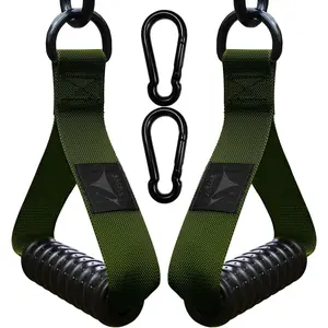 Heavy Duty Gym Workout Handle Attachments - , Comfortable & Anti-Slip Rubber Exercise Grips for  Machines, Pulley Systems and Other Fitness Equipments