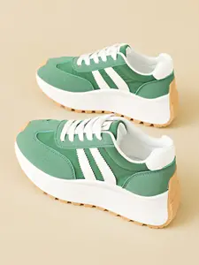 New Spring Summer Fall Women's Casual Shoes, Thick Sole Sneakers, Casual Athletic Sneakers, Comfortable Sporty Shoes, Height Increasing Party Shoes, Sports Shoes