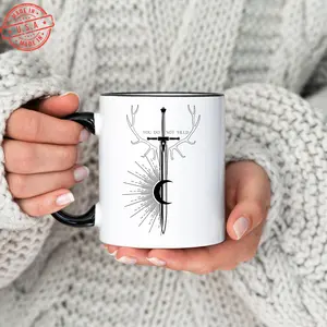 Throne of Glass Mug Sarah J Maas Inspired You Do Not Yield Throne of Glass Merch