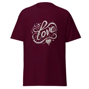 Love Faux Pearl T-Shirt  Product Description