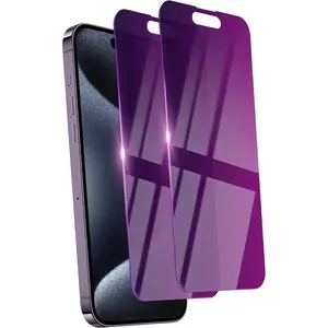 2 Pack Privacy Screen Protector for iPhone 16 Pro Max Tempered Glass 6.9inch Private Saver Anti-Spy Eye Protection Anti-Scratch Full Coverage