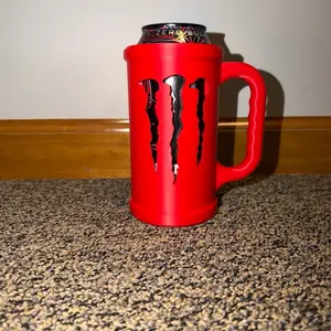 Monster Energy Red Mug with Handle for Drinks