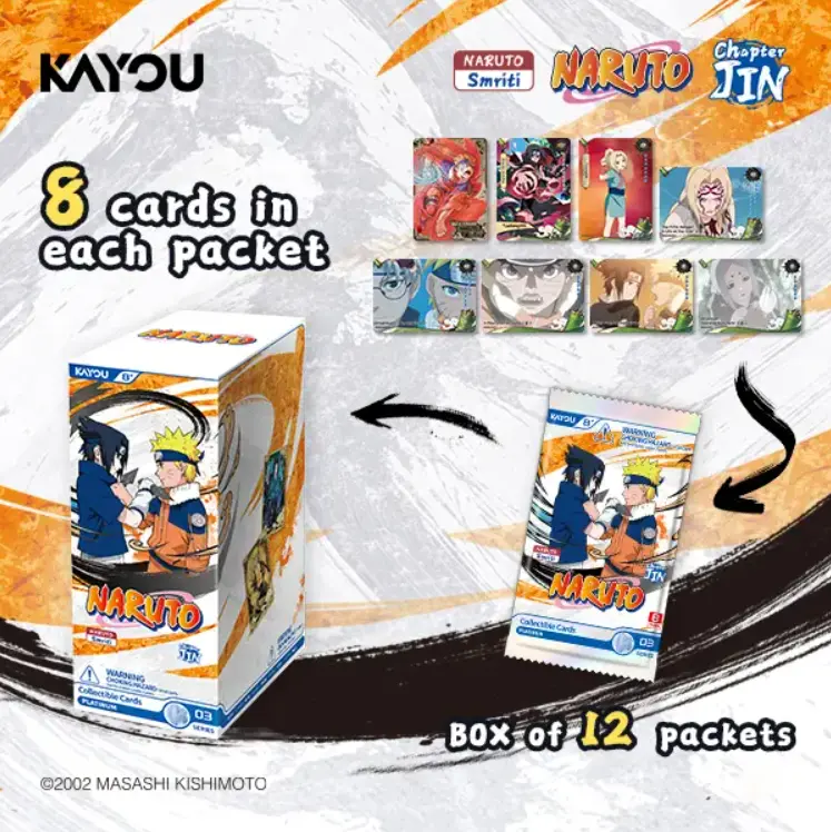 KAYOU NARUTO-Smriti Collectible Cards-Chapter Jin-003A-NA-Series 3