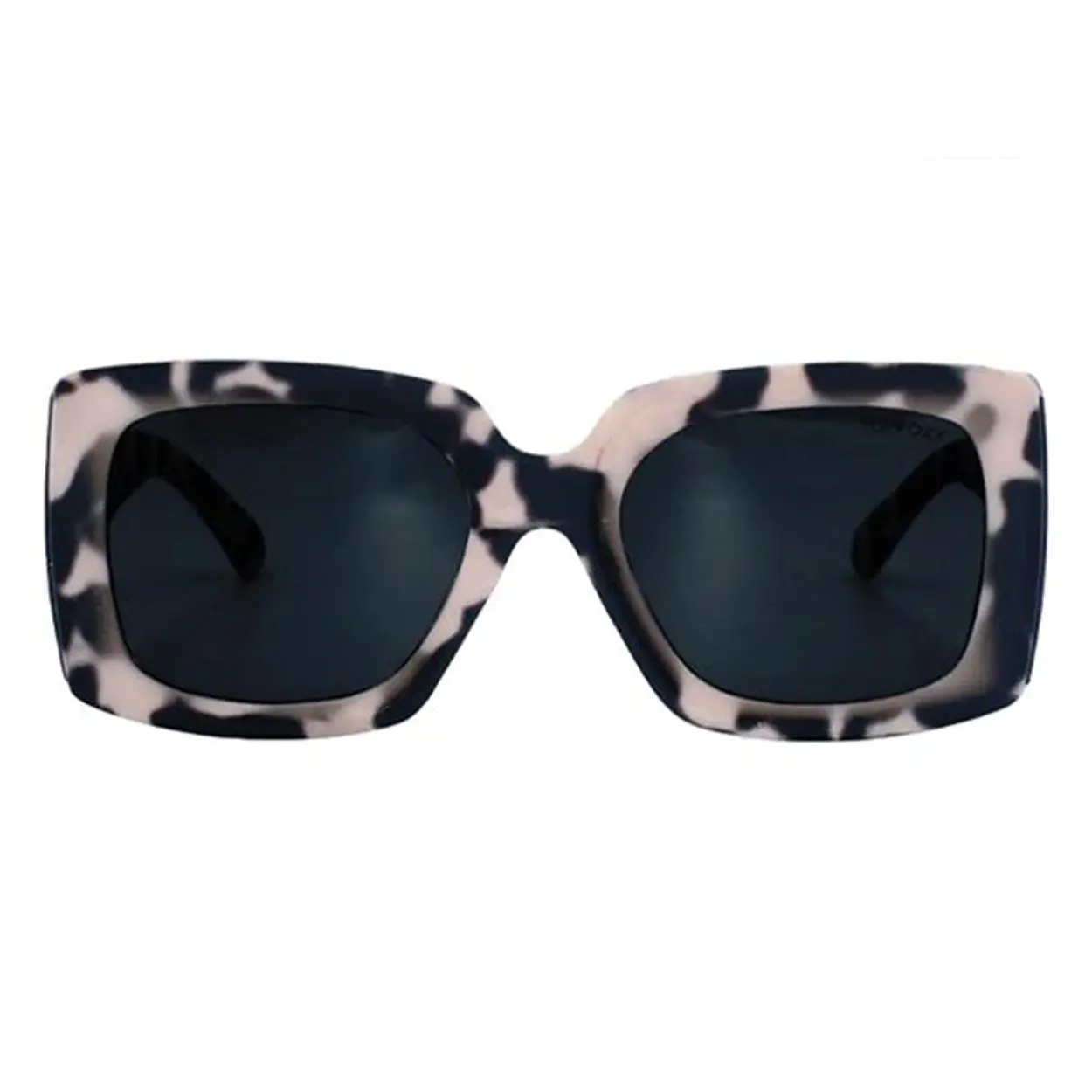 Oversized Sustainable Tortoiseshell Sunglasses - 55mm Lens, Chic Retro Twist, Tangle-Free, FDA Shatter-Resistant, UV400, Unisex Fashion Eyewear