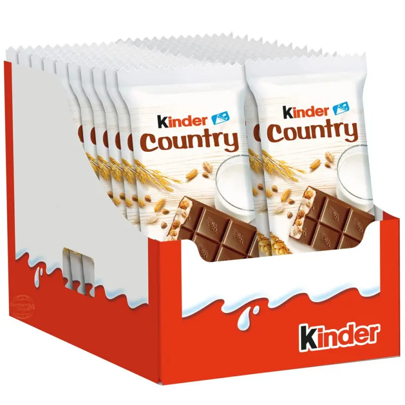 KINDER COUNTRY T1 Small [ 20 x 0.7oz] CHOCOLATE