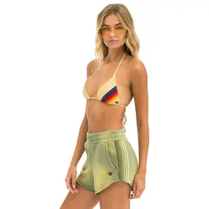 5 STRIPE POCKET CLUB SHORTS - FADED ARMY