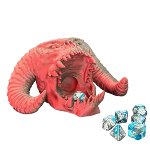 Balrog Head Dice Tower & Controller Holder - Epic 3D Printed Decor Lord of the Rings Fan Art