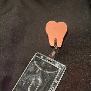 Tooth Retractable Work Badge