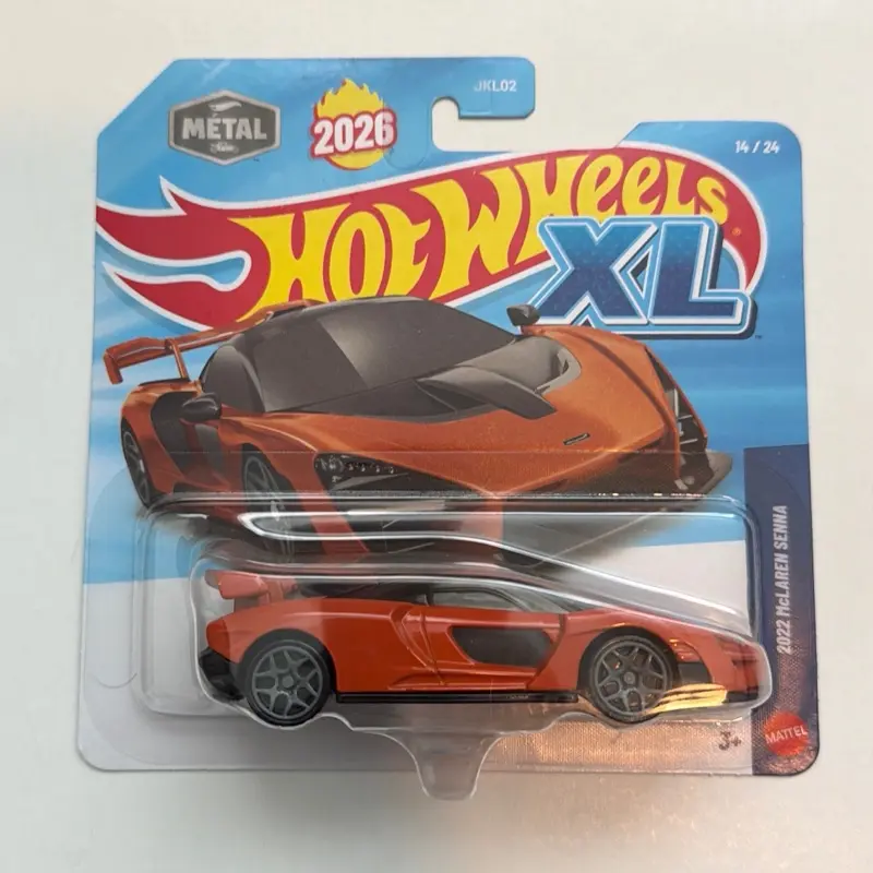 Hot Wheels XL Limited Edition Collectible Diecast Model Car - 2022 McLaren Senna (14/24), 2026 Release, 1:43 Scale Model Car, Model Cars