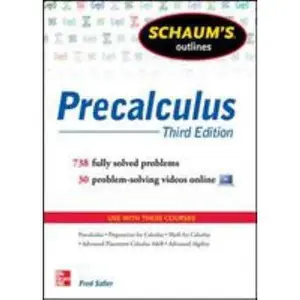 USED-Schaum's Outline of Precalculus, 3rd Edition: 738 Solved Problems + 30 Videos by Safier (Paperback)