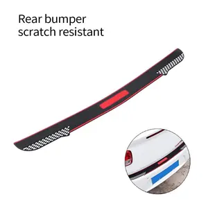 Car Rear Bumper Guard Protector, Universal Truck Vehicle Rubber Anti-scratch & Anti-slip Trunk Door Protective Stickers, Auto Accessories for Men & Women