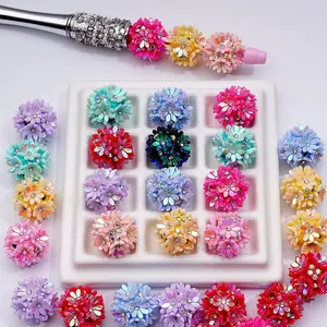 6pcs Mixed Clay Flower Beads, Roses, Eight-petaled Flowers, Fancy Beads, Delicate Beads, for DIY Jewelry Making, Bracelets, Necklaces, Crafts and Small Business Supplies