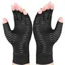Cycling Wrist Braces, Wrist Wraps, 1 Pair Copper Arthritis Compression Gloves for Typing, Bicycle, Running, Sport, Fitting, Daily Work