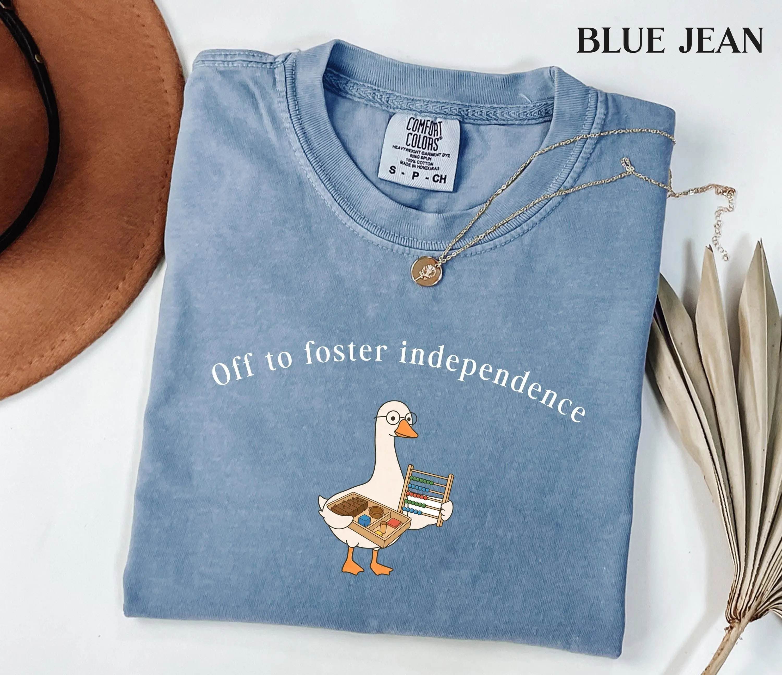 Montessori Teacher Shirt, Montessori School Tee, Early Childhood Teacher Gift, Preschool Teacher T-Shirt, Funny Goose Tee