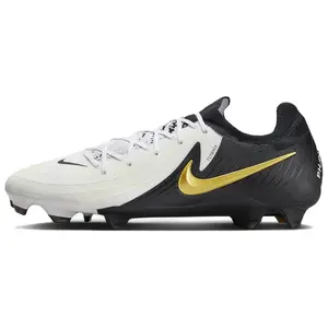 Nike Phantom GX 2 FG Football Cleats for Men and Women - Lightweight Comfortable Firm Ground Soccer Shoes in Black and White Trending Shoes, House White Official Shoes to Get / Maison Mihara