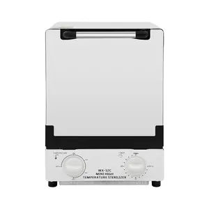 1000W 10.9 Qt High-Temperature Sterilizer with 3 Infrared Quartz Heating Tubes & Adjustable Temp (32-482℉), Fast 5-Second Heat-Up Tool Sterilizer for Nail Clippers, Metal Tools, Hairdressing Utensils for Nail Salon, Beauty Salon, Barbershop, Home