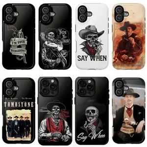 Doc Holliday Phone Case – Val Kilmer Tombstone Tribute, I’m Your Huckleberry Western Cover for iPhone & Samsung | Gift for Movie Buffs & Cowboy Fans