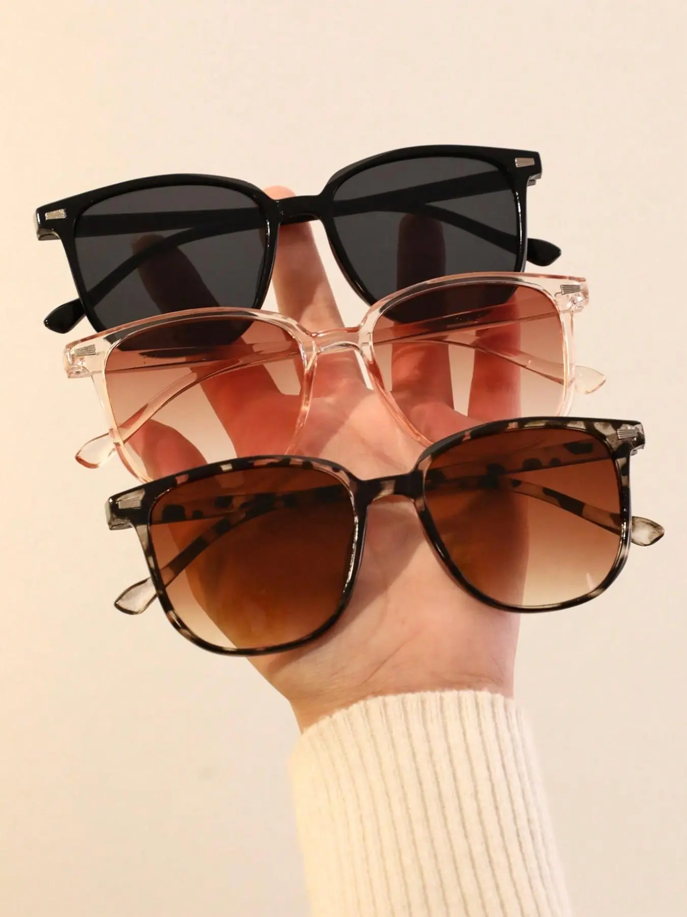 Women's Fashionable Plain Color Thin Glasses, Trendy Casual Black Glasses for Everyday Use, Fashion Accessories for Outdoor Activities, Stylish Glasses, Fashion Eyewear
