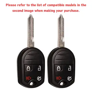 Lopixa Key Fob Replacement Fits for CWTWB1U793 Ford Explorer 2001-2015 Mustang 2005-2014 Expedition 2003-2017 Edge Focus Lincoln Mercury Sable 2000-2009 Mazda Keyless Entry Remote 2 Sets