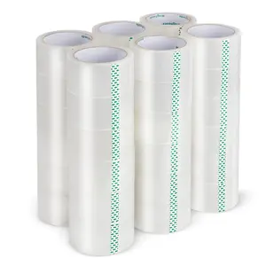 Clear Packing Tape (36 Rolls), Heavy Duty Packaging Tape for Shipping Packaging Moving Sealing, 2 inches Wide, 65 Yards Per Roll