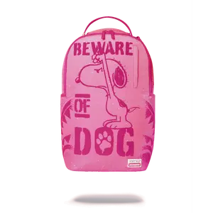 SNOOPY BEWARE THE DOG BACKPACK SNOOPY BEWARE THE DOG BACKPACK