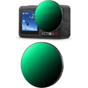 K&F CONCEPT Push in Fit Variable ND32-512 Filter Compatible with DJI Osmo Action 5 Pro, Neutral Density Light Reduction Filter for Omso Action 4/3, Multicoated HD Optical Glass Action Cam Accessories