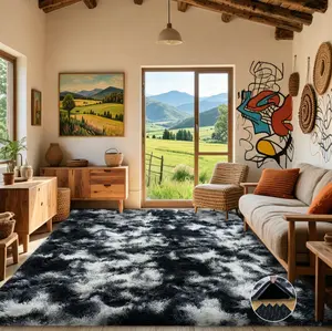 【SummerVibes】【summerwins】EIKIONE High-End Plush Rug Soft Anti-Slip Waterproof Stain Resistant Easy Clean Tie-Dye Modern Luxury Style for Living Bedroom Formal Dining Rooms US Local Shipping Premium After-Sales