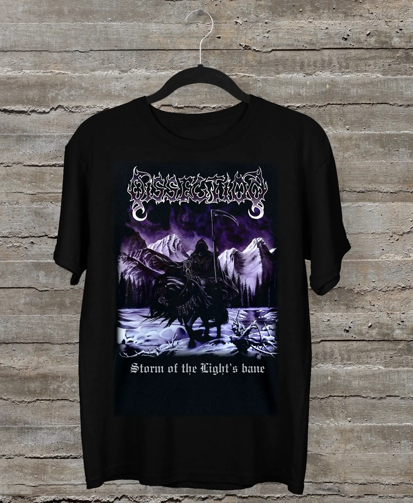 Dissection Band Storm of the light's bane Black All Size T-Shirt Made In USA, All Colors, Gift for Women Men, US Size S-6XL, 100% cotton, Classic Fit, Unisex T-Shirt