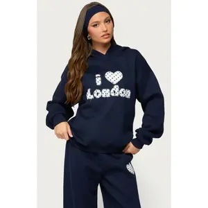 Edikted Women's I Heart London Hoodie