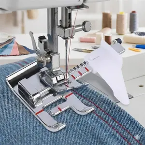 Adjustable Sewing Machine Presser Foot Set (1 Pcs), Slip-Resistant Hemmer & Beading Guide Foot, DIY Sewing Aid, Positioning Tool, Presser Feet & Attachments for Home Sewing, Quilting, Crafting, Multifunctional Home Sewing
