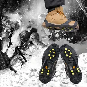 Heavy-Duty Anti-Slip Grip Shoe Covers, Quick-Release System with Quick Fitting and Locking System, Compatible with Cycling Pedals and Hiking Boots, Ideal Gift for Cyclists