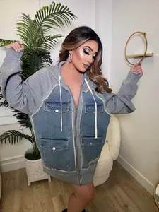 Legendary Gray Oversized Crystal Jacket CL951