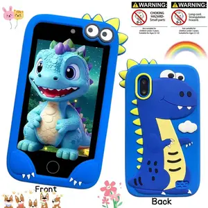 Kids' Button Toy Phone With 1080P HD Recording, Parental Control & Password Lock, 10 Puzzle Games And Hourglass Countdown, Ideal Gift For Kids Aged 3-12 On Christmas And Birthdays