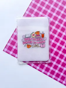 Born to Read Forced to Work E Reader Case - kindle and kobo accessories