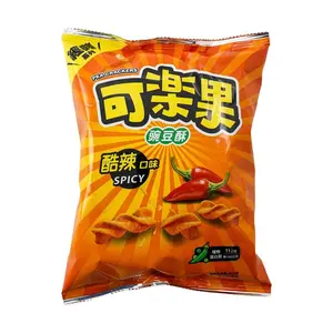 LIANHWA Taiwan Kuai Le Guo Spicy Pea Crisps 88g - Authentic Asian Snack, Crunchy & Flavorful