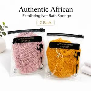 Buy One, Get One Free Authentic African Exfoliating Net Bath Sponge