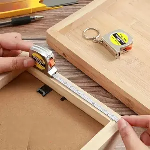 Mini Tape Measure Dual Metric Imperial Scale, Automatic Retractable Portable Plastic Ruler, Home DIY Decoration Essential Tool