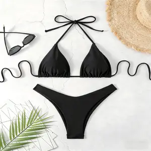 2026 New Sexy Bikini Two-Piece Set for Beach Vacation, Versatile Swimwear BIKINI