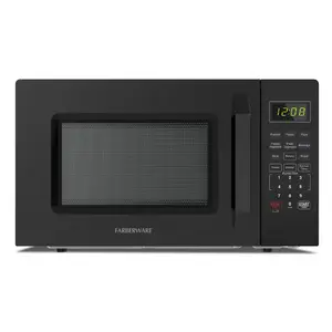 Farberware 1.1 cu ft Microwave Oven,1000W Countertop Microwave Oven with Auto Cook Menu, Black