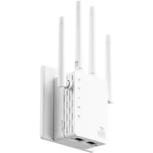 WiFi Extender, WiFi Extender Signal Booster -Band(5.8G&2.4G) AC1200Mbps 10X  WiFi 6 Coverage to 13888 sq. ft & 150+ Devices, WiFi Range Extender, WiFi Booster Extender for