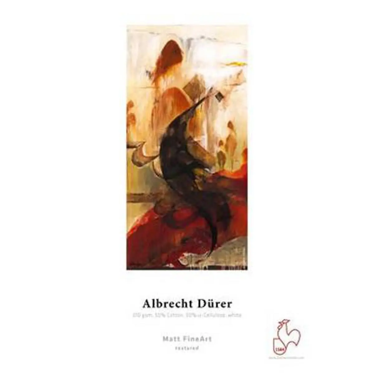 Hahnemuhle Albrecht Durer, 50% Rag, Textured Matte Surface, Natural White Inkjet Paper, 210 gsm, 8.5x11" 25 Sheets
