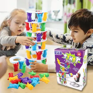 Kids Penguin Tower Collapse Balance Game Toy Party Family Funny Board Game Toys Crazy Penguin Crash Tower Toy Kid Gift Blocks Tower Game