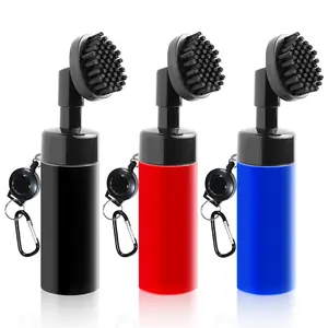 Golf Club Cleaning Brush, 1 Count Portable Press Type Water Spray Brush, Golf Cleaning Tool, Golf Accessories for Outdoor Sports