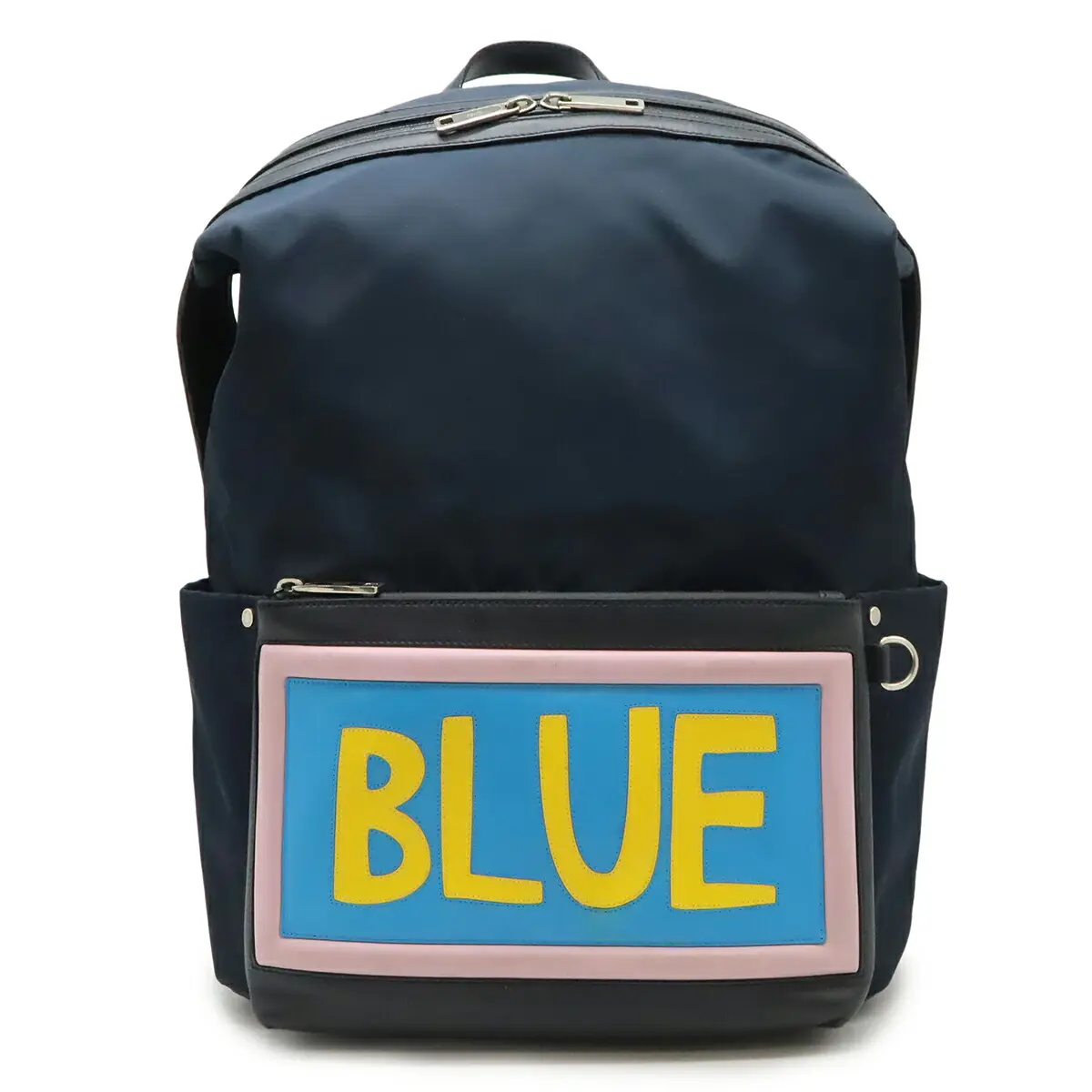 Pre-owned FENDI Nylon Tote Bags Logo Leather Backpack
