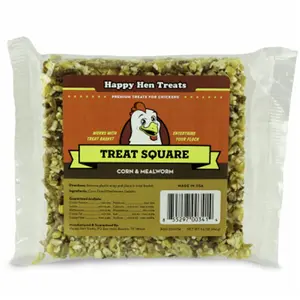 212 MAIN Mealworm & Corn Party Mix Treats, 6 oz Nutritious Fun Pet Snacks - Mealworm Rich, Mixed Texture, Boredom-Reducing Enrichment for Hens
