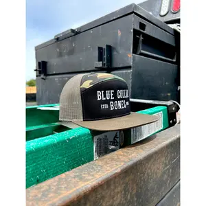 Blue Collar Bones 7 Panel Hat