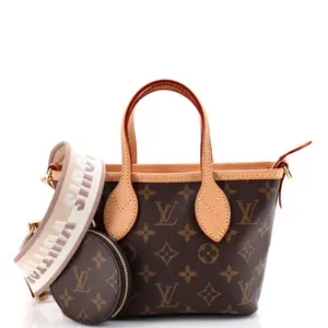 Pre-owned Louis Vuitton Canvas Coated Tote Bags REBAG Neverfull NM Tote Monogram Canvas BB by Rebag