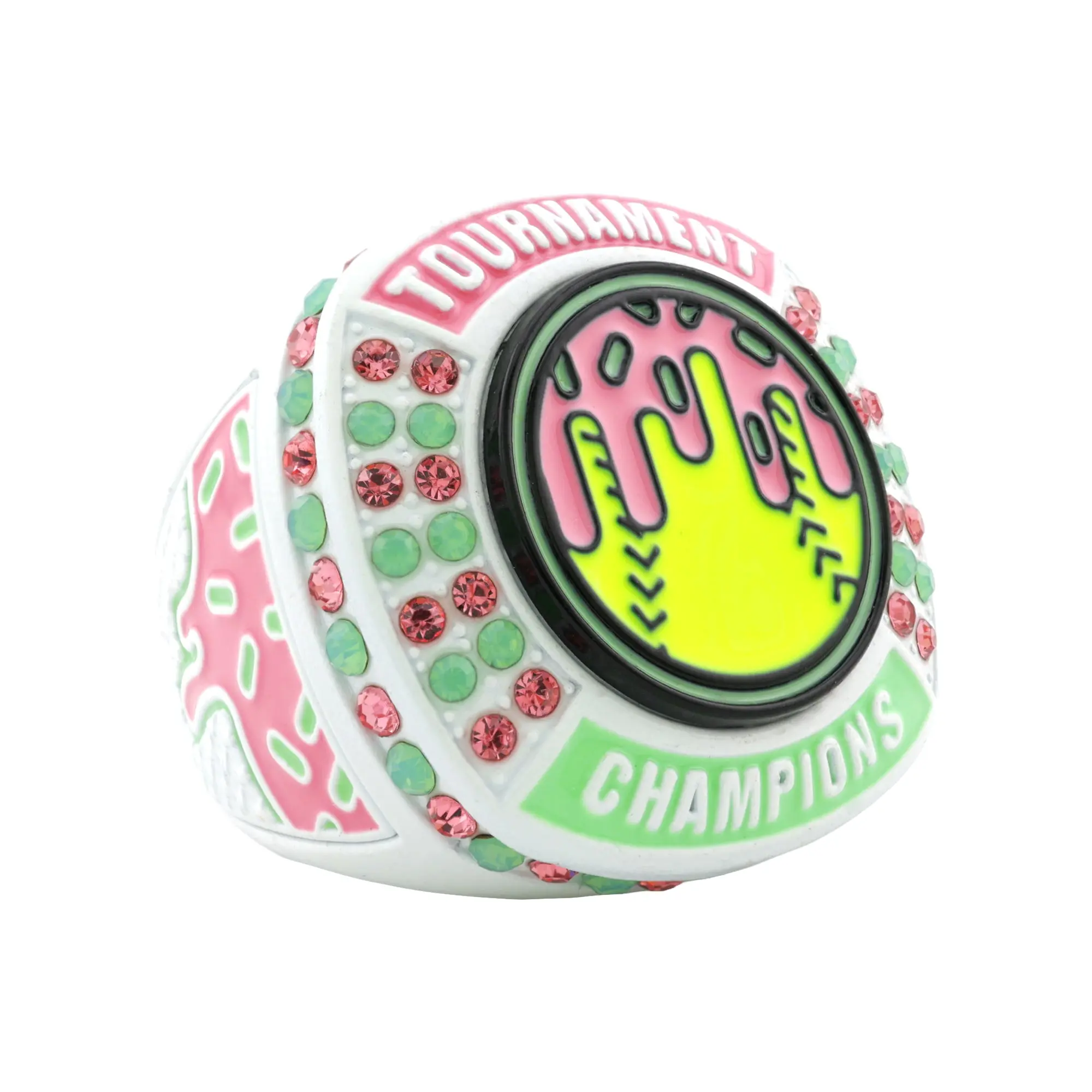 GEN27 Drip Softball White Watermelon Tournament Champions Ring