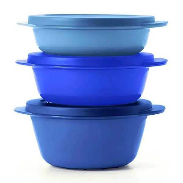 Tupperware® CrystalWave Round Bowl and Lid 6-piece Set