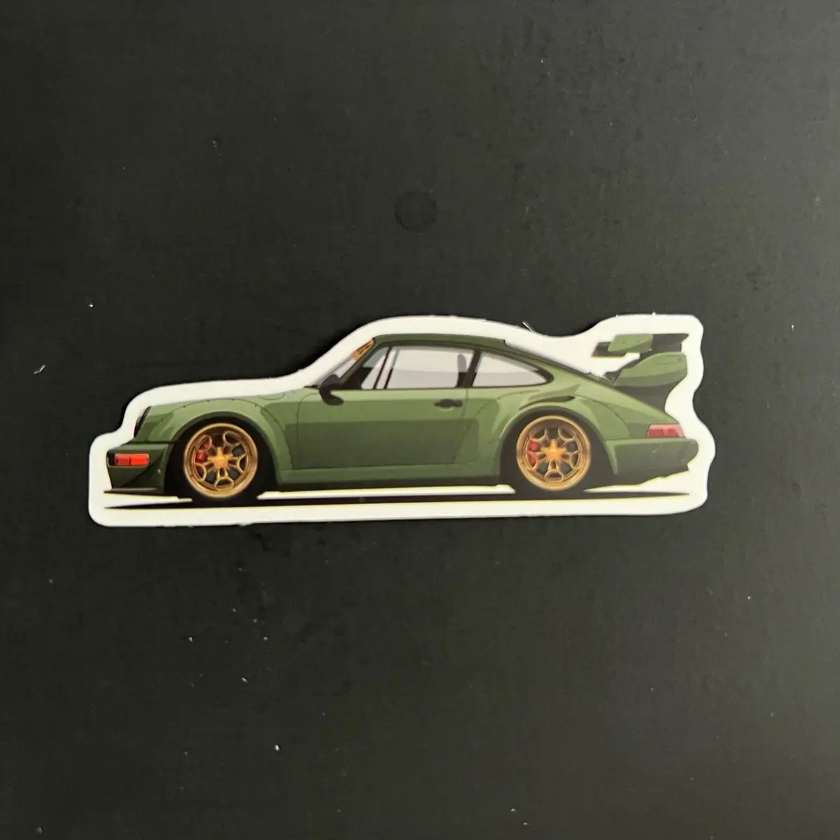 Porsche RWB Cartoon Style Premium Sticker